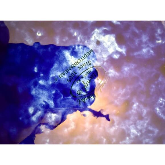 Stangl Pottery Mediterranean 10" Dinner Plates – Blue Green Splatter - Picture 7 of 9